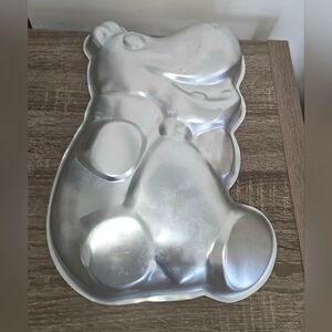 Vintage 1974 Wilton "Happy Hippo" Aluminum Cake Pan 13" SEE PICTURES